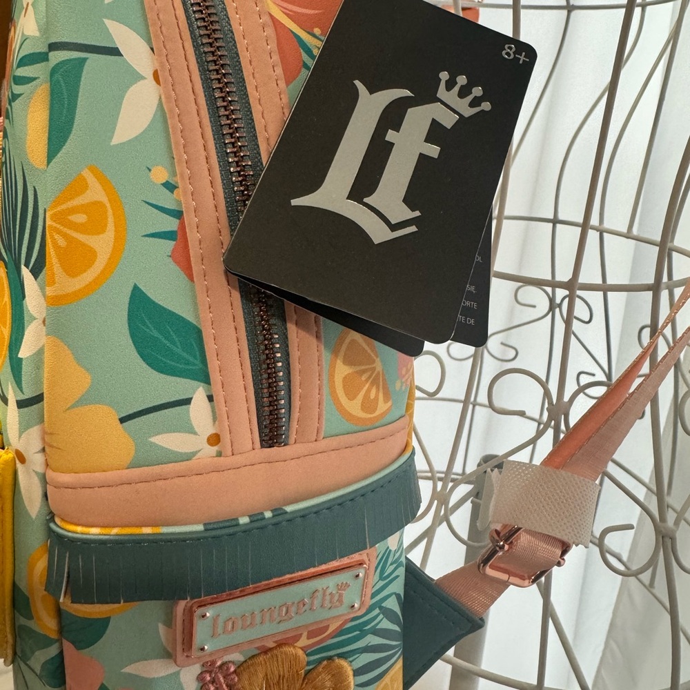 Loungefly Floral Citrus Backpack - Large
 (full size version) - Picture 8 of 9
